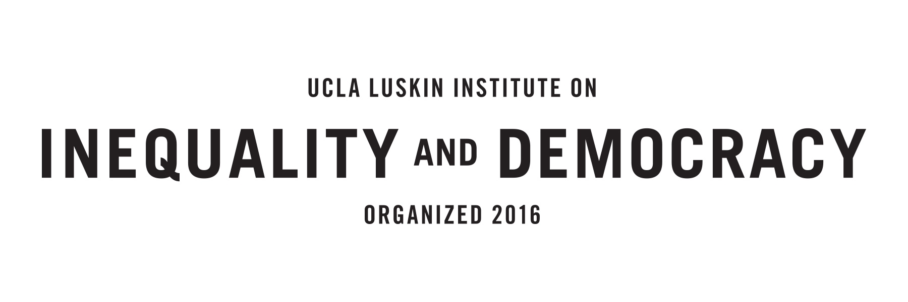 UCLA Luskin Inequality And Democracy logo